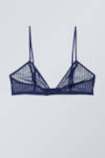 Navy - Zelda Lace Bralette - 0