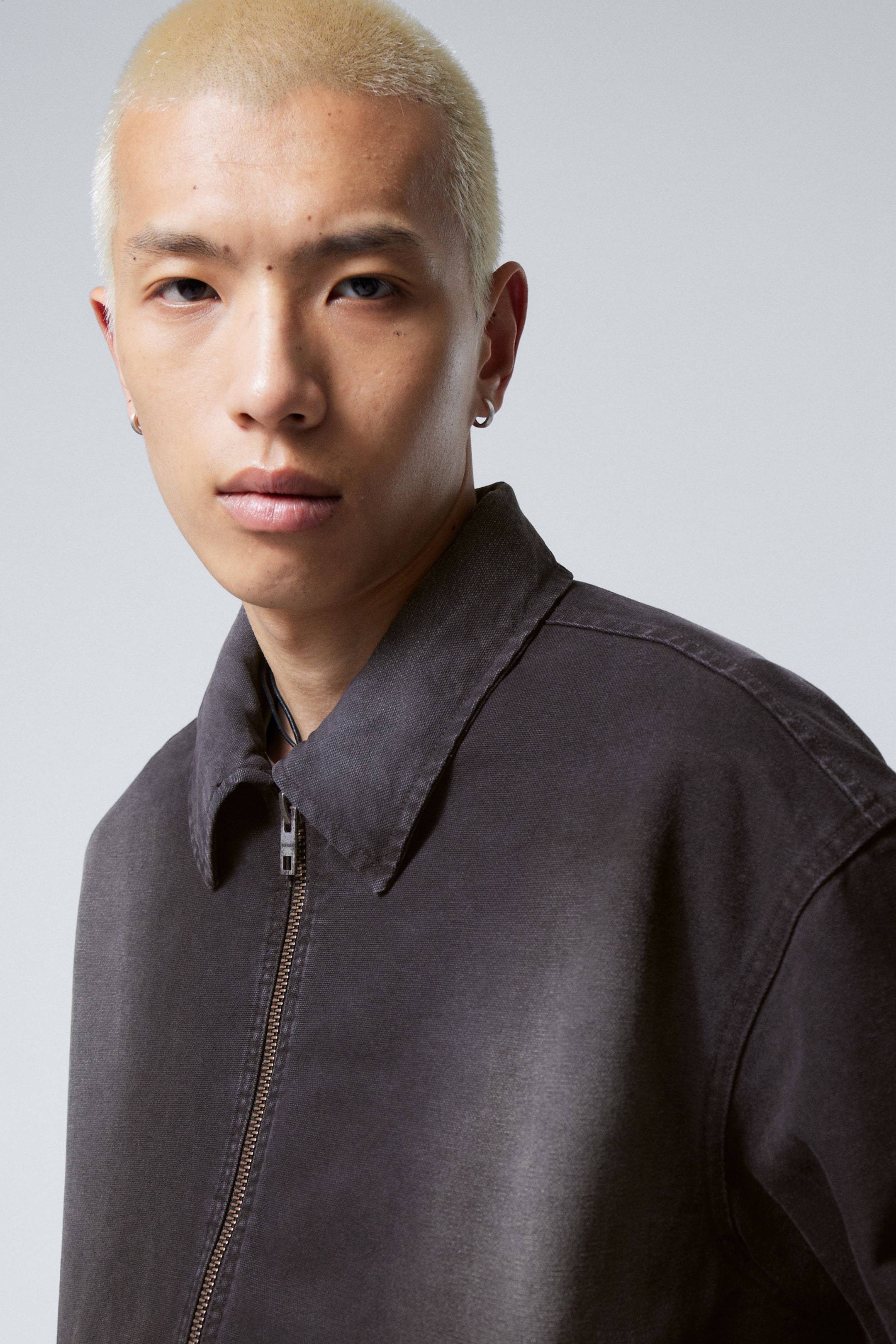 Washed Black - Relaxed Utility Jacket - 3