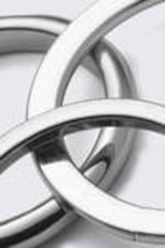Silver - 3-pack Minimal Steel Rings - 3