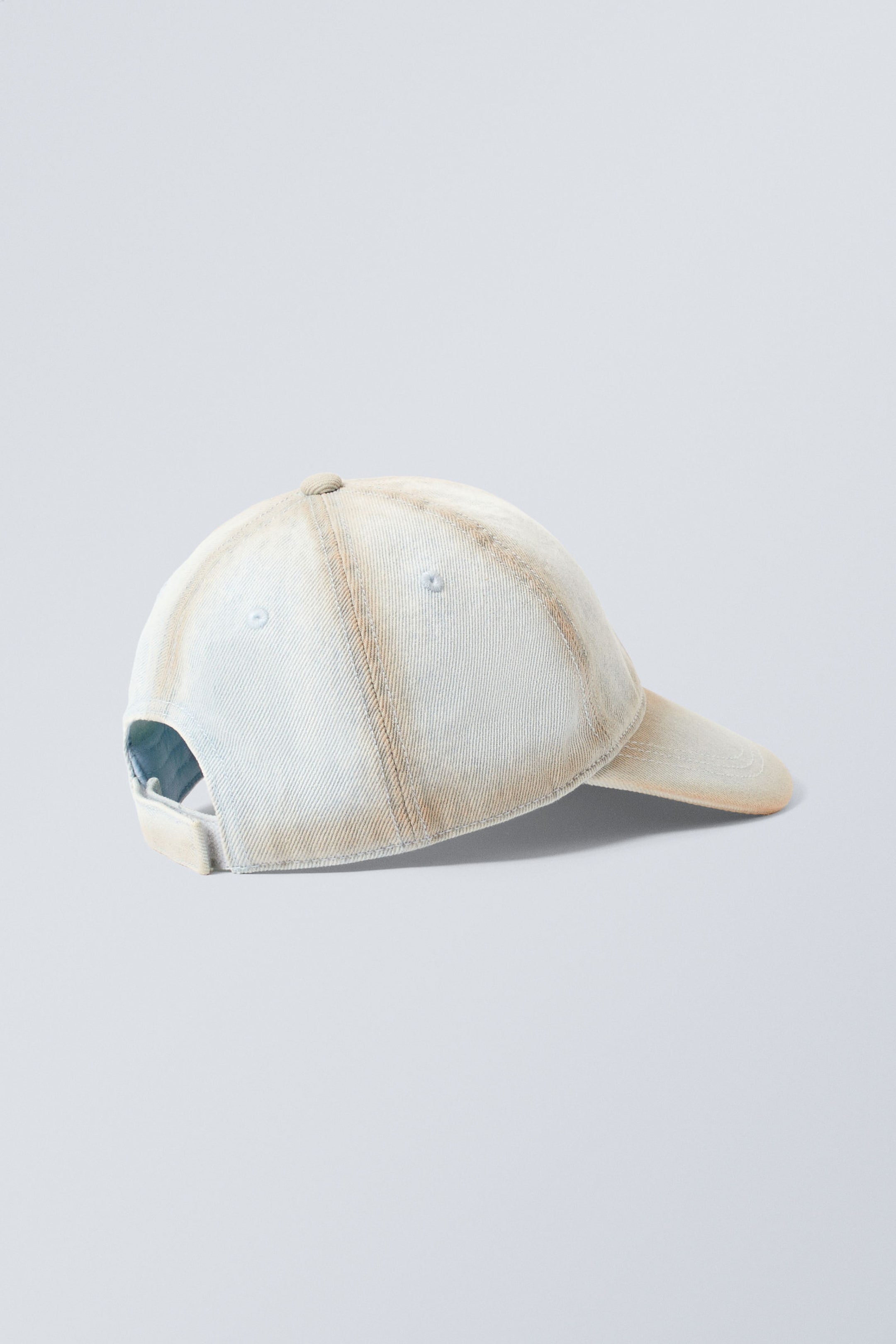 White - Baseball Denim Cap - 1