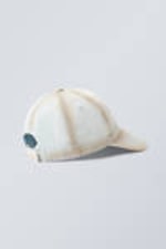 White - Baseball Denim Cap - 1