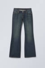 Swamp Blue - Nova Low Waist Slim Bootcut Leg Jeans - 0