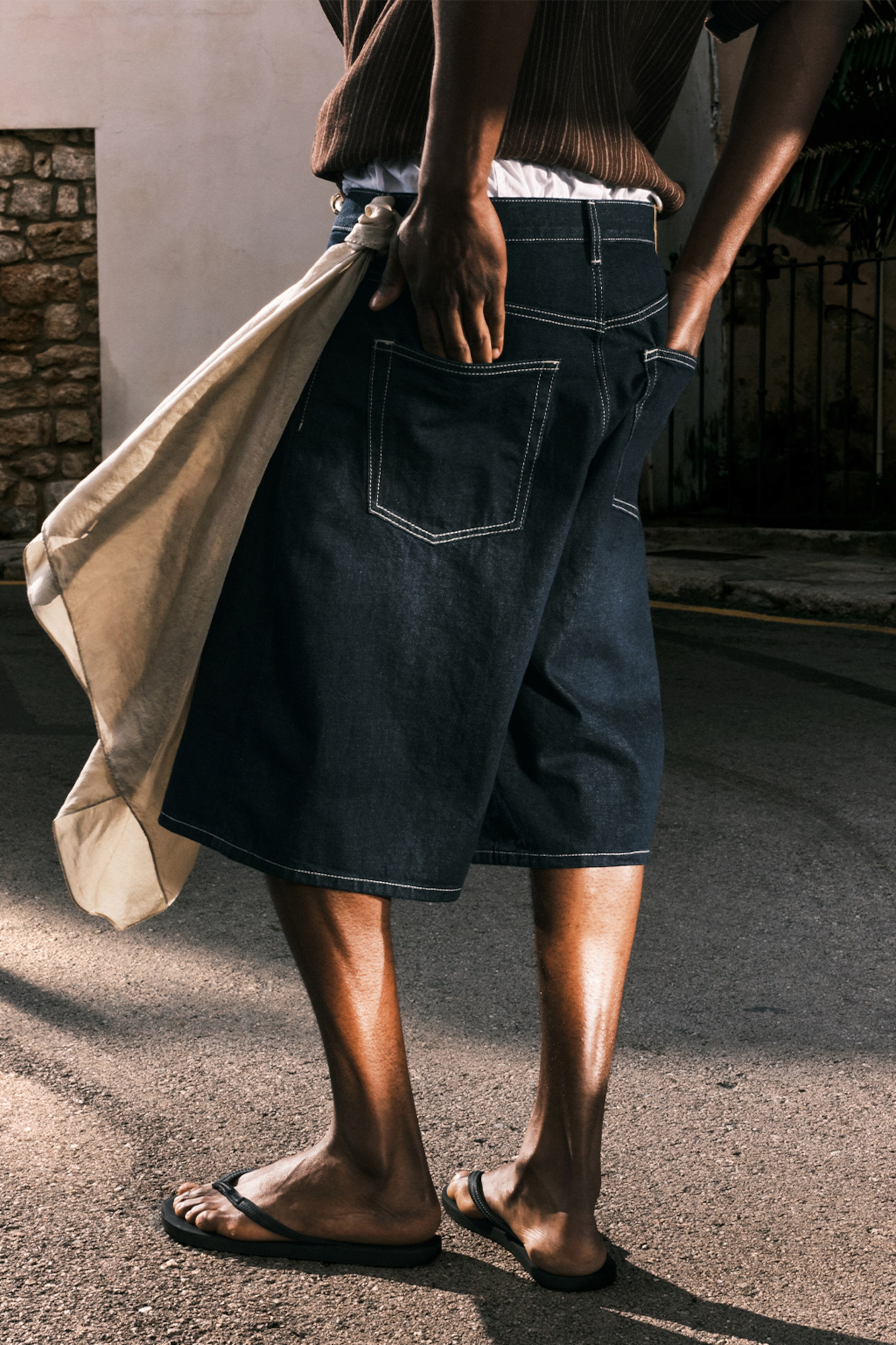 A model wearing clothing from the Weekday 2025 collection